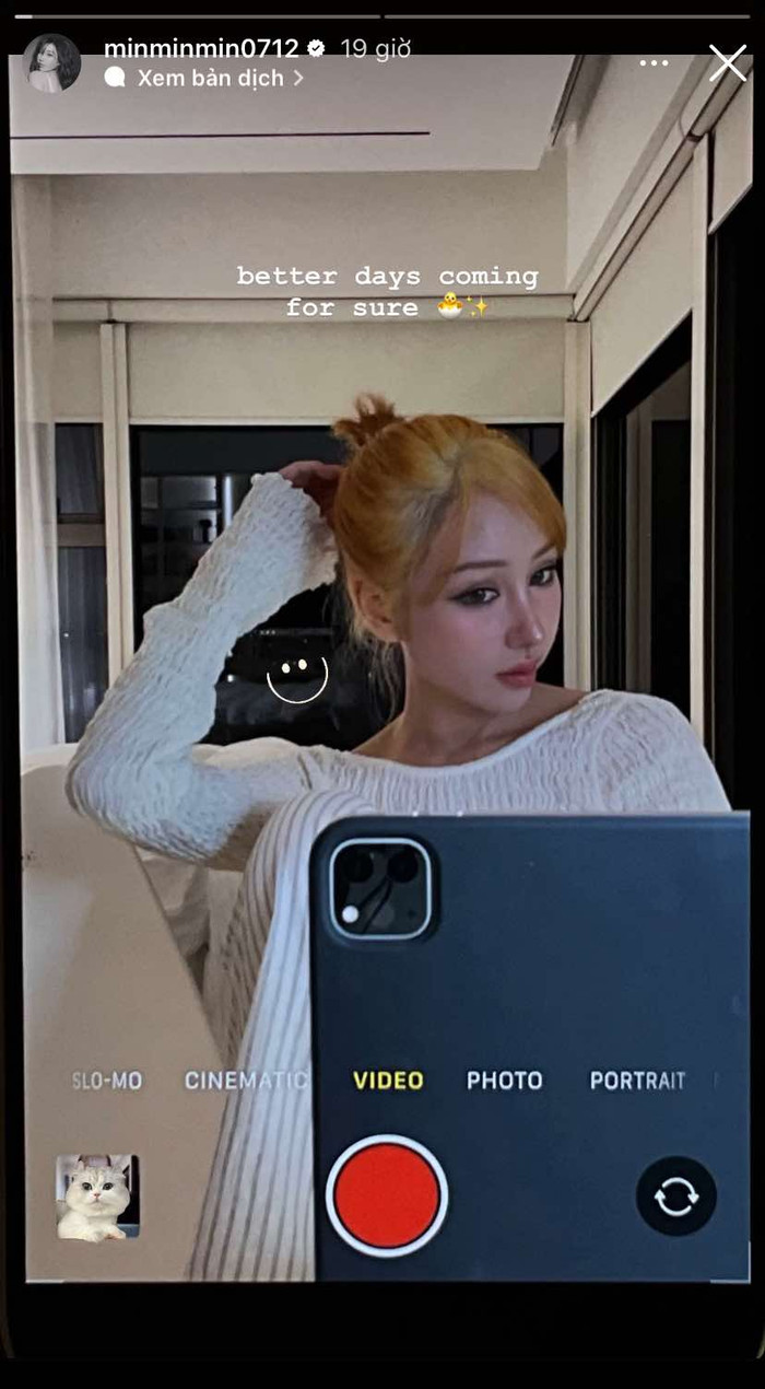 Showbiz 24h: Hình ảnh này khiến Min tiếp tục vướng vào nghi vấn can thiệp 'dao kéo'. Ảnh: FBNV