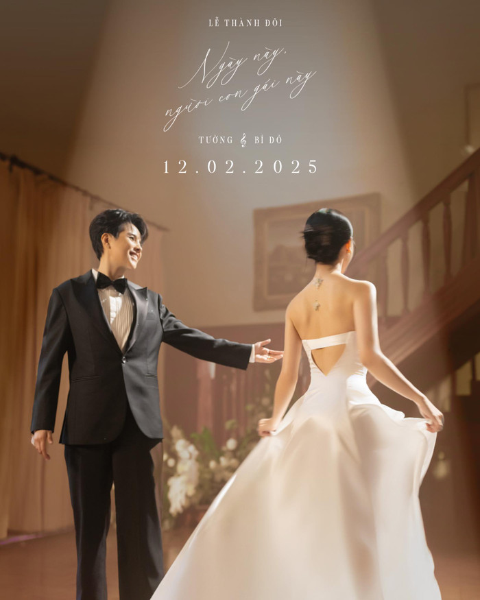 Vũ Cát Tường và bạn gái sẽ tổ chức lễ thành đôi vào ngày 12/2 sắp tới. (Ảnh FBNV)