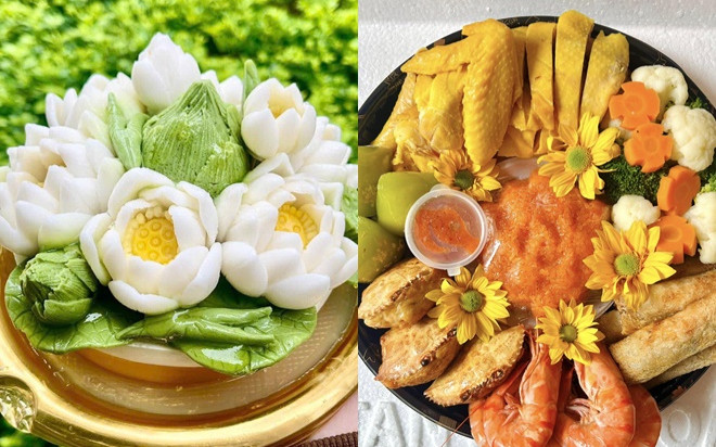Mâm cỗ cúng Rằm tháng Giêng mặn ngọt có đủ, giá chỉ từ 120.000 đồng hút khách hàng Ảnh 2