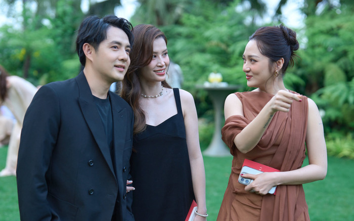 Dàn sao Việt diện đồ tối giản dự lễ thành đôi của Vũ Cát Tường Ảnh 2