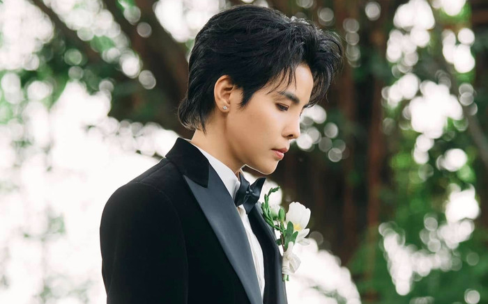 Vũ Cát Tường mặc vest cưới lộ diện trước 'giờ G', sẵn sàng 'đón nàng về dinh' Ảnh 2