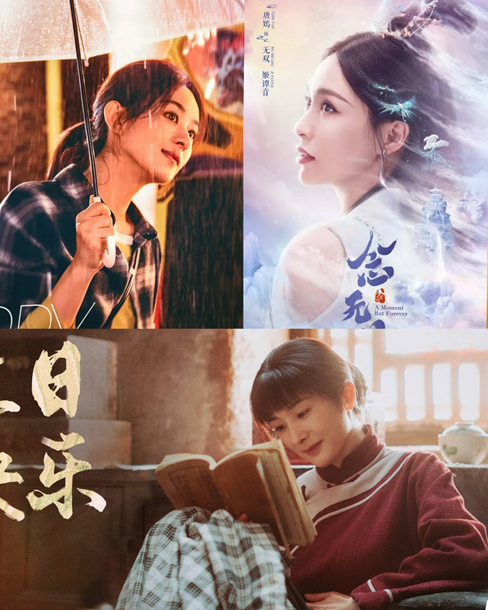 Phim mới của Triệu Lệ Dĩnh, Dương Mịch và Đường Yên sẽ đối đầu trực diện trong tháng 3 sắp tới (Nguồn: Weibo). 
