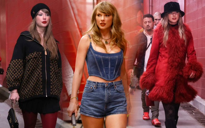 'Nàng WAGs tỷ đô' Taylor Swift mặc gì khi ủng hộ bạn trai thi đấu? Ảnh 2