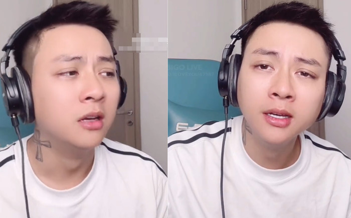 Hoài Lâm trổ tài cover trên livestream, giọng hát có còn bị chê bai? Ảnh 2