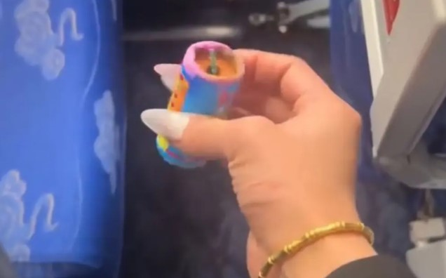 Đi máy bay, nữ hành khách tá hỏa khi thấy một thứ xuất hiện trên ghế ngồi Ảnh 2