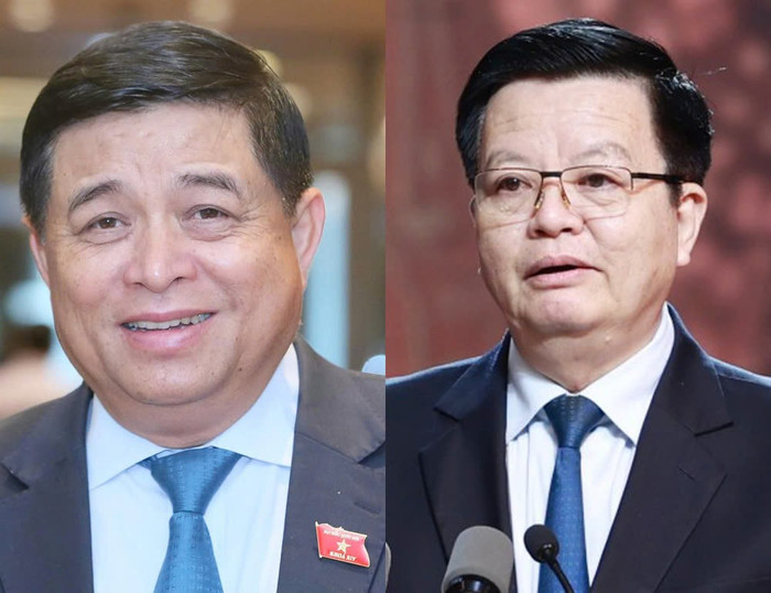 Phó Thủ tướng Nguyễn Chí Dũng và Mai Văn Chính.