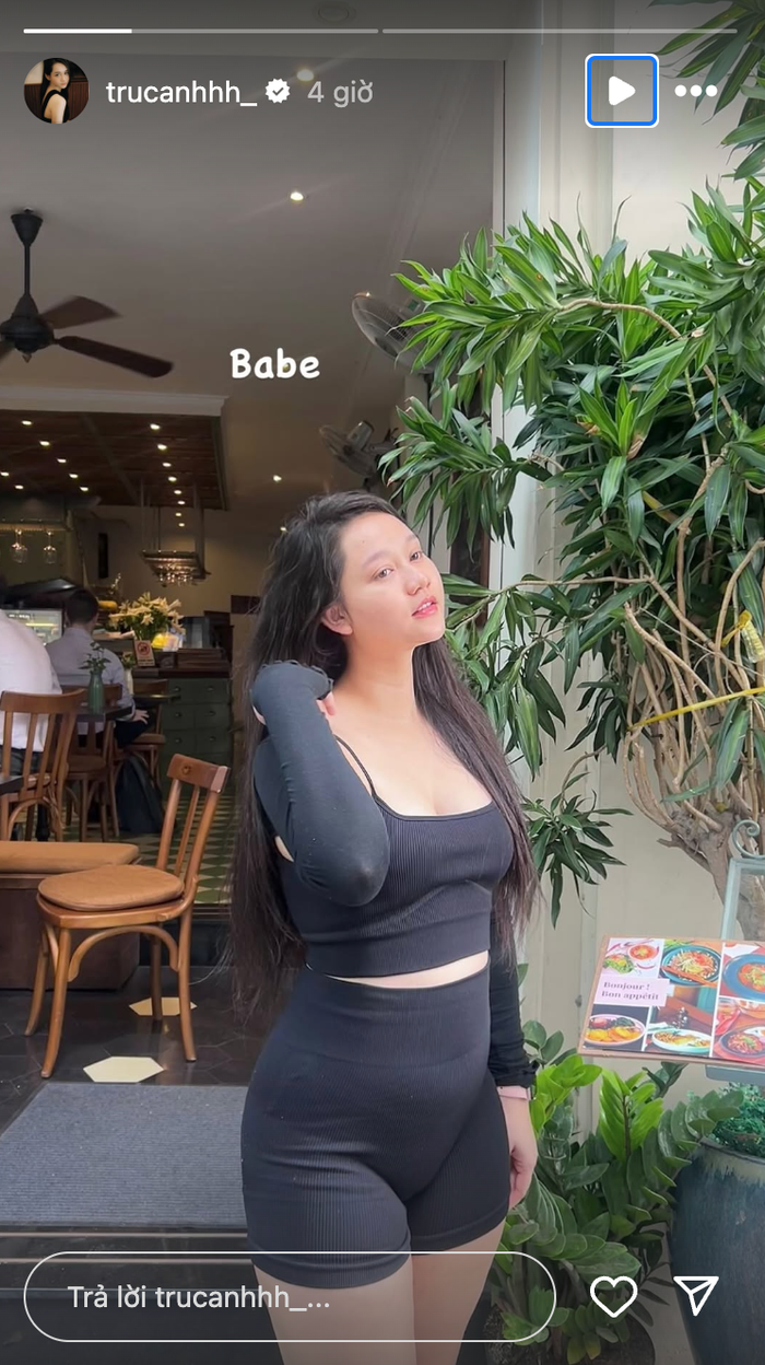 Một trong những hình ảnh mới nhất của Trúc Anh. Ảnh: Instagram trucanhhh
