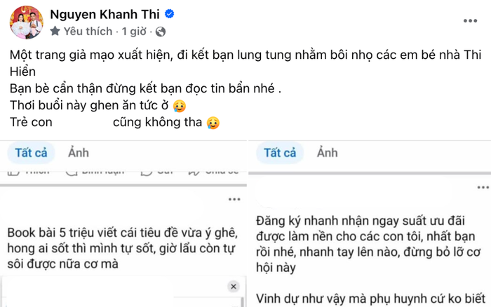 Bài viết mới nhất của Khánh Thi ở tài khoản cá nhân. Ảnh: Chụp màn hình
