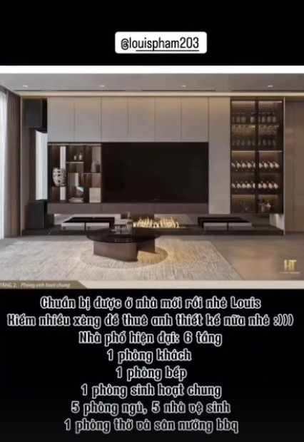 Louis Phạm flex độ giàu có của mình.