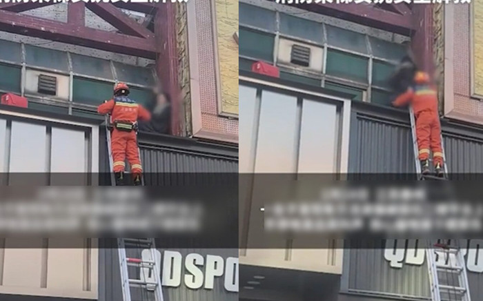 Giải cứu mèo hoang trên ban công, người phụ nữ tự đẩy mình vào nguy hiểm Ảnh 2