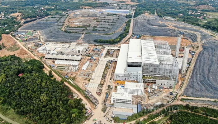 Toàn cảnh Nhà máy Điện rác Nam Sơn. (Nguồn: Thanh Niên)