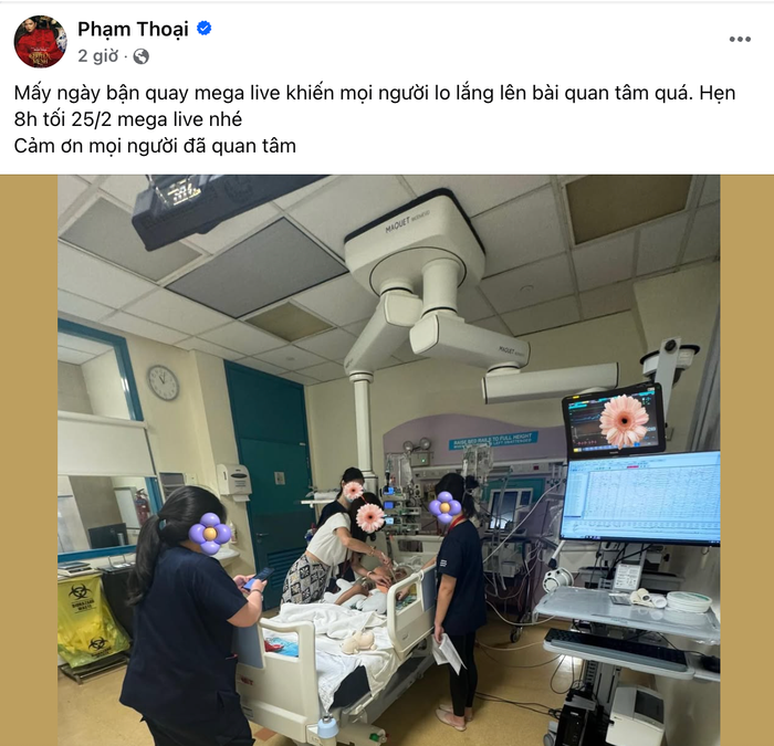 Bài đăng của Phạm Thoại tối 23/2. (Ảnh chụp màn hình FBNV)