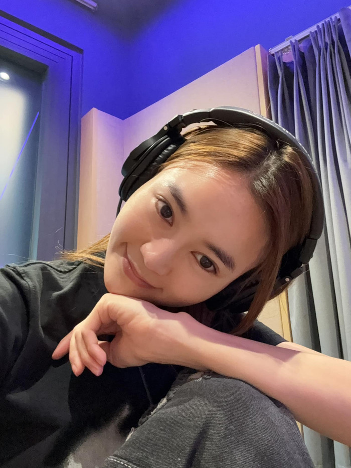 Nữ diễn viên thoải mái khoe ảnh mặt mộc trên trang cá nhân. (Ảnh: FBNV)