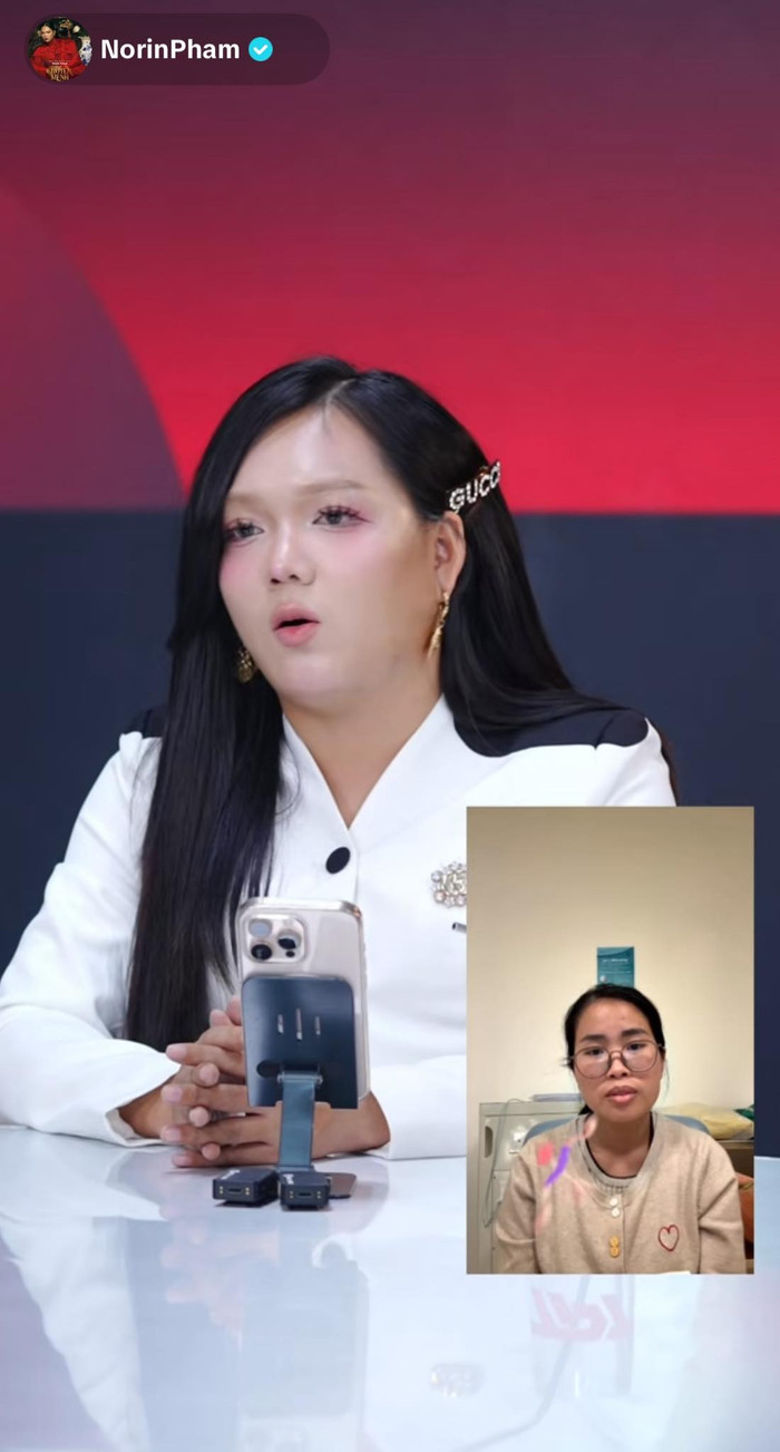 Phạm Thoại trong phiên livestream 25/2.