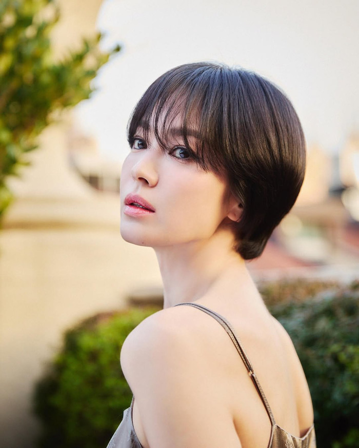 Song Hye Kyo đẹp dịu dàng với mái tóc ngắn. Ảnh: Instagram kyo1122