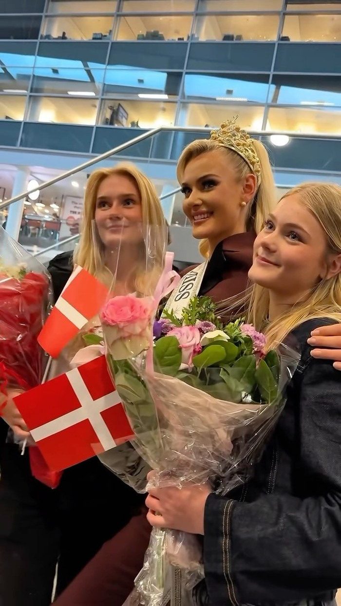 Đương kim Hoa hậu Hoàn vũ trở về quê nhà sau hơn 3 tháng đăng quang. (Ảnh chụp màn hình)