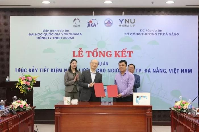 Lễ Tổng kết Dự án Thúc đẩy tiết kiệm năng lượng cho người dân thành phố Đà Nẵng, Việt Nam - (Ảnh: Nguyễn Linh)