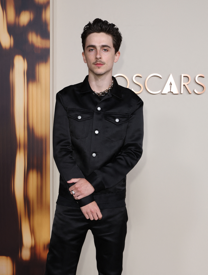 Bạn trai Kylie Jenner đeo trang sức 2 tỷ đồng đến dự tiệc đề cử Oscar Ảnh 2