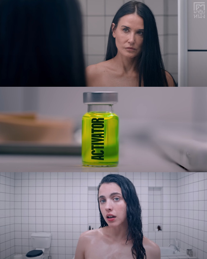 Demi Moore gây tranh cãi vì đóng cảnh nóng ở tuổi 61 (Ảnh: HOLA). 