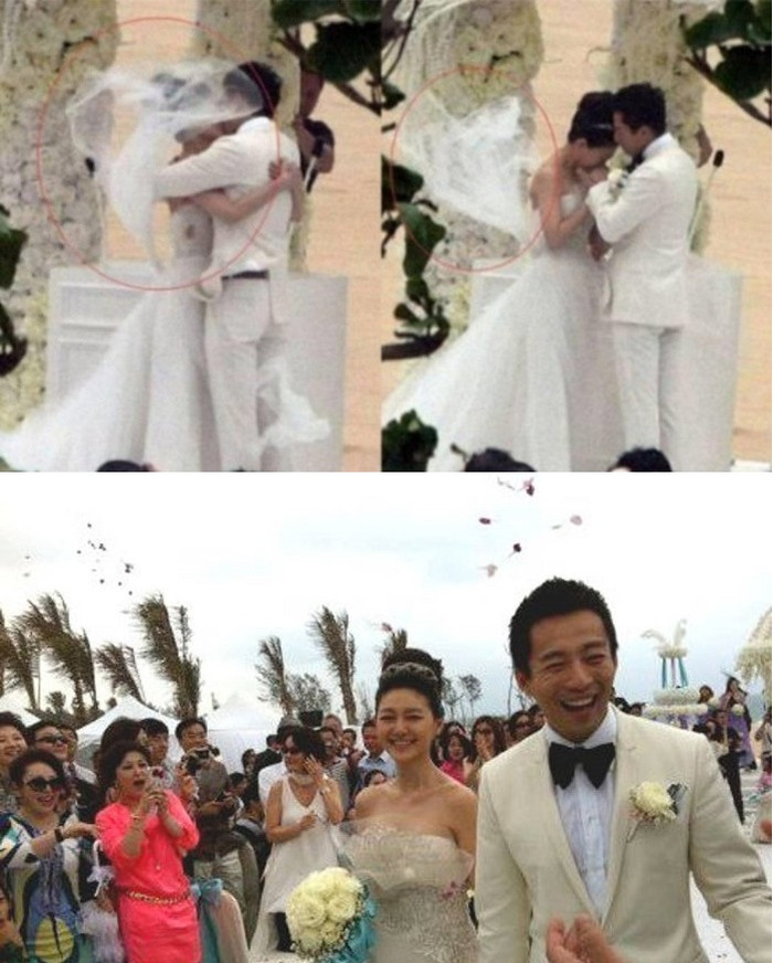 Tình cảnh hỗn loạn trong đám cưới của Từ Hy Viên và Uông Tiểu Phi năm 2011.