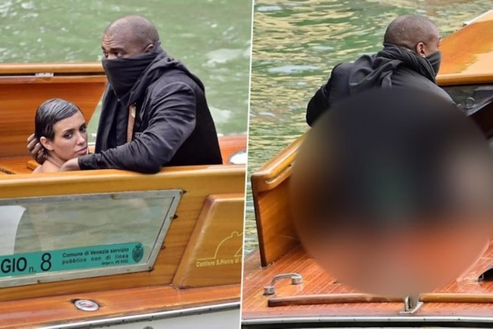 Kanye West chỉ đạo vợ 'cởi đồ' trên thảm đỏ Grammy 2025? Ảnh 4