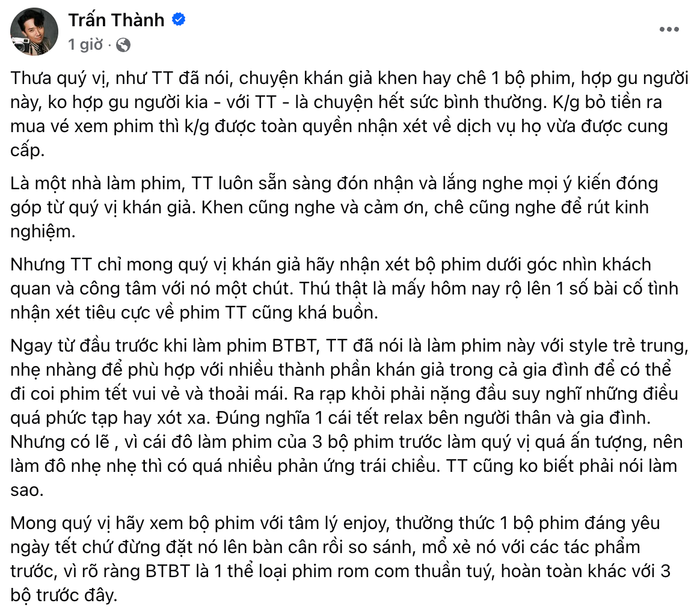 Showbiz 24h: Tâm thư của Trấn Thành đang thu hút sự chú ý từ phía nhiều khán giả. Ảnh: Chụp màn hình