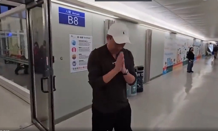 Chồng cũ của Từ Hy Viên nhanh chóng bay từ Thái Lan về lại Đài Loan khi nghe tin nữ diễn viên qua đời. (Ảnh từ Sinchew) 