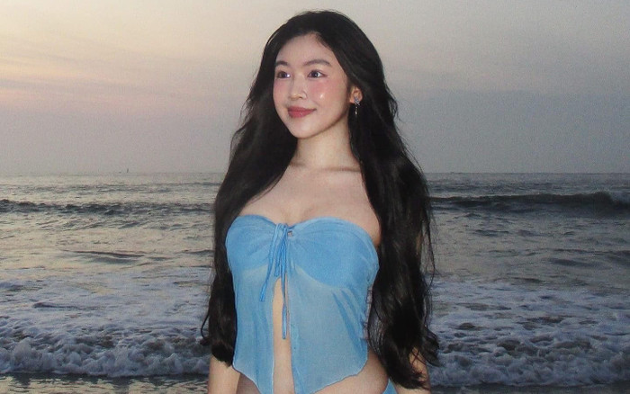 Con gái Quyền Linh khoe vẻ đẹp 'căng tràn' với váy mỏng tanh Ảnh 2