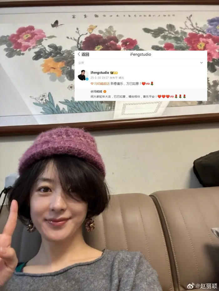 Động thái của Triệu Lệ Dĩnh và Phùng Thiệu Phong khiến khán giả không ngừng xôn xao bàn tán. Ảnh: Sưu tầm