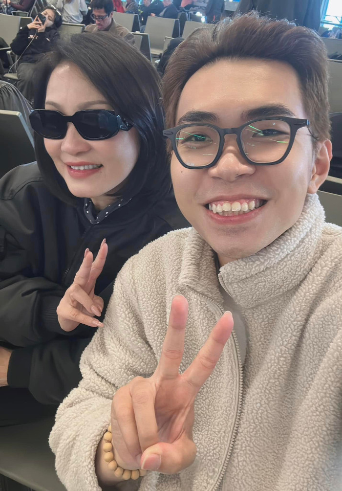 Trước đó Minh Dự đã dành thời gian đi công tác tại nước Mỹ. Ảnh: FBNV