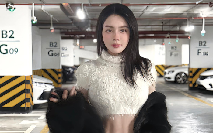 Bạn gái Vũ Văn Thanh khoe vòng eo ấn tượng như Kỳ Duyên Ảnh 2