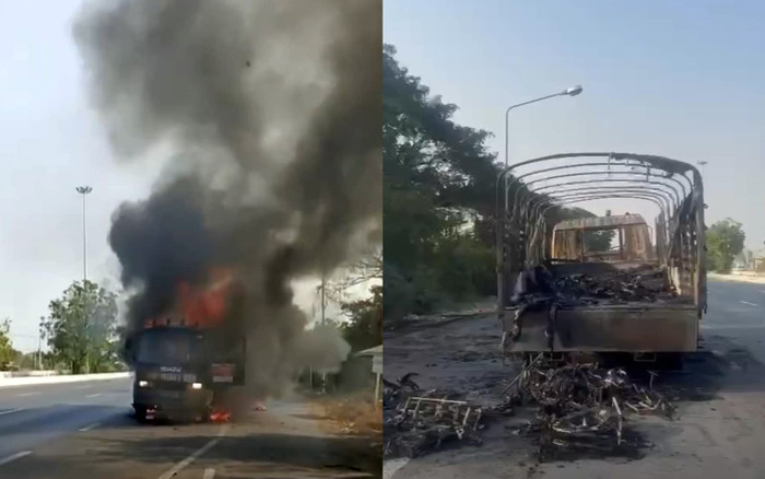 Cháy dàn xe đạp ở Thái Lan, đội Việt Nam được cho mượn xe để thi đấu Ảnh 2