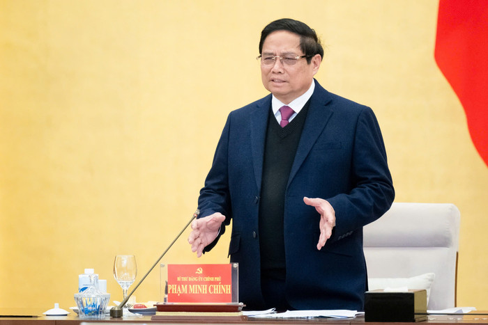 Bí thư Đảng ủy Chính phủ, Thủ tướng Chính phủ Phạm Minh Chính.