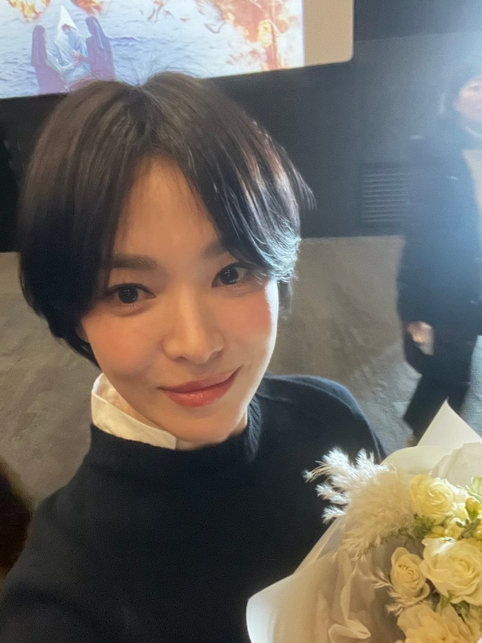 Ngoại hình của Song Hye Kyo gây bàn tán Ảnh 4