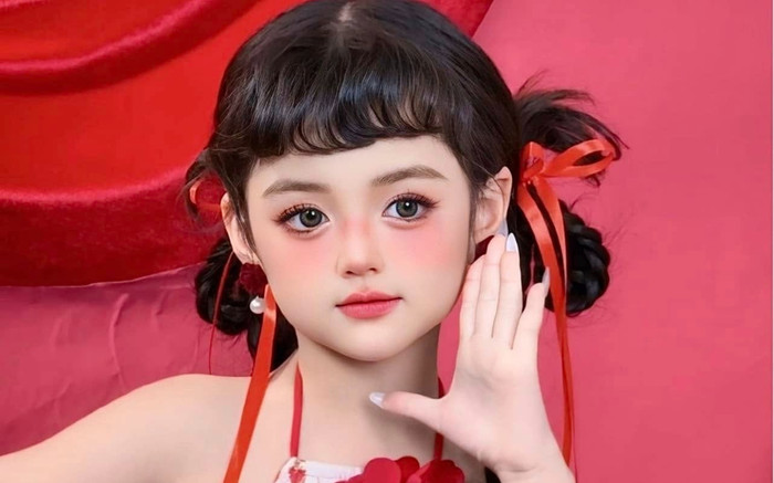 'Con gái' Quỳnh Kool được ví như búp bê sống, lên 7 tuổi cát-xê vượt mốc 25 triệu đồng một giờ Ảnh 2