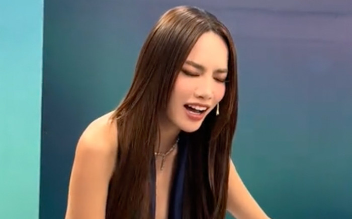 Hoa hậu Lê Hoàng Phương phản ứng, vội bỏ đi khi bị nhắc đến tin đồn hẹn hò tình trẻ kém 9 tuổi Ảnh 2