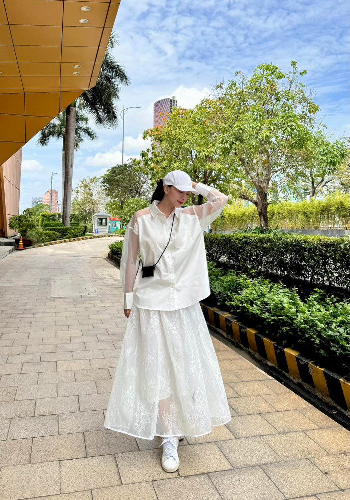 Ngô Thanh Vân giữ im lặng về tin đồn có bầu. Ảnh: FBNV