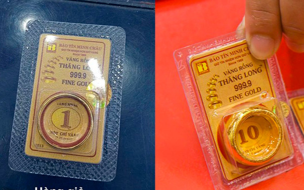 Mua lại vỉ vàng nhẫn qua Facebook, mang đi bán chủ tiệm khẳng định: Đây là vàng giả Ảnh 2