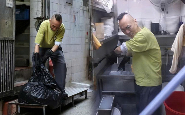 Nam diễn viên nổi tiếng một thời giờ bị bắt gặp cặm cụi rửa bát thuê kiếm sống Ảnh 2