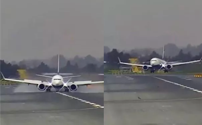 Cơn bão kinh hoàng hất lệch máy bay, 75.000 người chịu ảnh hưởng Ảnh 1