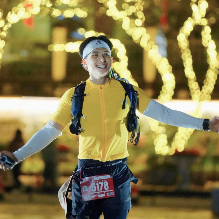 Lâm Bảo Châu đã duy trì thói quen tập thể dục đều đặn trong nhiều năm qua. Ảnh: FBNV