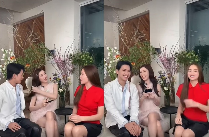 Thúy Ngân - Võ Cảnh được Hồ Ngọc Hà hứa tặng vàng nếu tổ chức đám cưới. (Ảnh chụp màn hình)