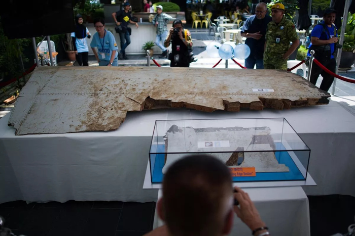 Một số mảnh vỡ của máy bay MH370 của hãng hàng không Malaysia Airlines đã được tìm thấy. (Ảnh: AFP)