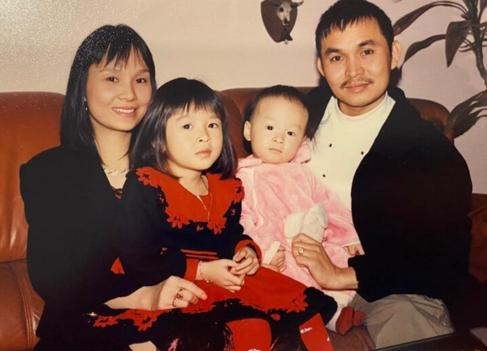 Vợ nghệ sĩ Xuân Hinh sở hữu nét đẹp sắc sảo, cá tính. Ảnh: Sưu tầm