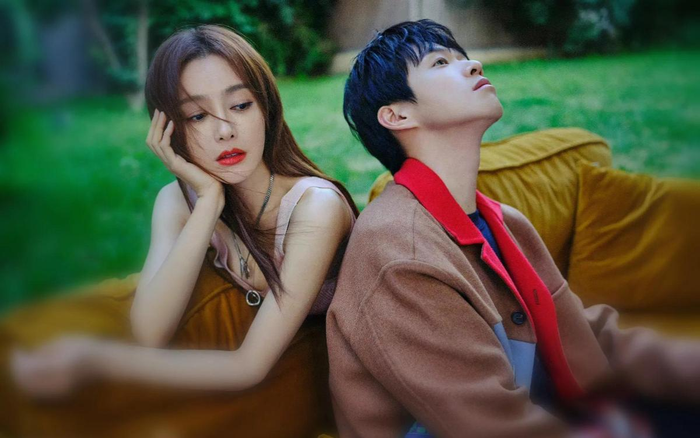 Tần Lam và Ngụy Đại Huân từng phim giả tình thật. Ảnh: Weibo
