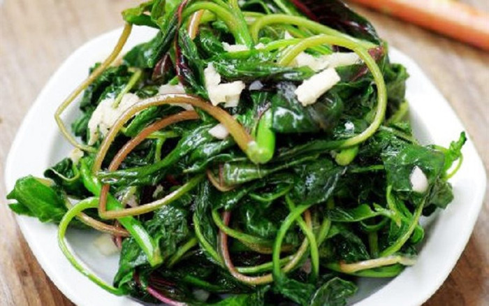 Món rau dền xào tỏi. (Ảnh minh họa từ Internet)