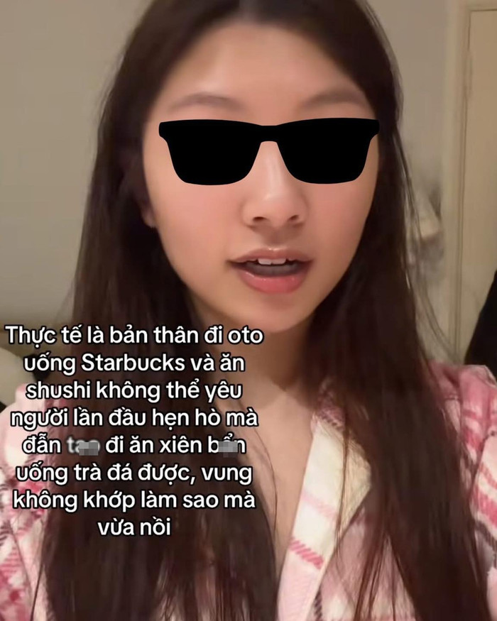 Quan điểm về việc chọn người yêu của cô gái đang gây tranh cãi.