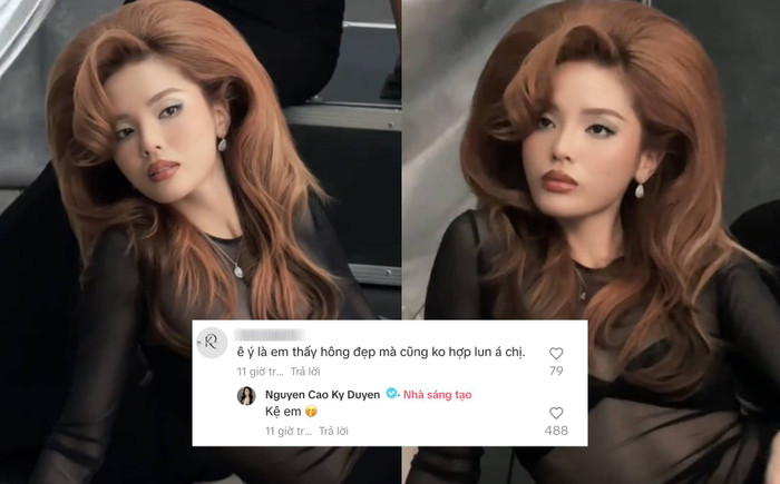 Hoa hậu Kỳ Duyên tiếp tục đáp trả khi bị chê. (Ảnh chụp màn hình)