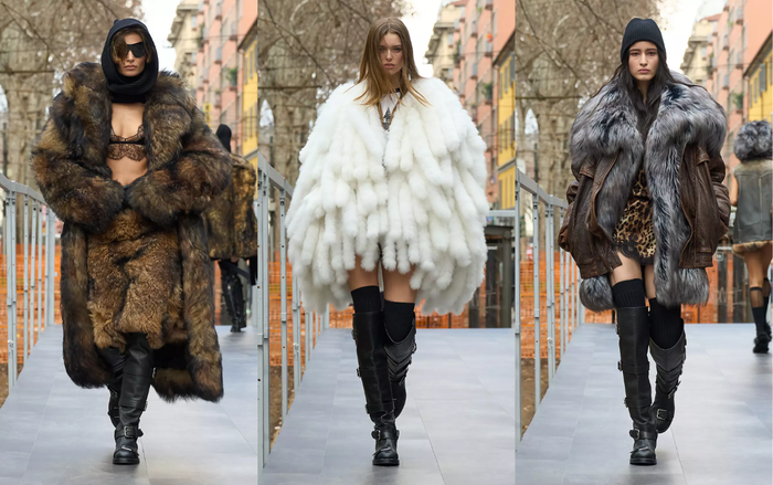 Sự bùng nổ của chất liệu shearling và những cô nàng chất lừ tại Milan Ảnh 4