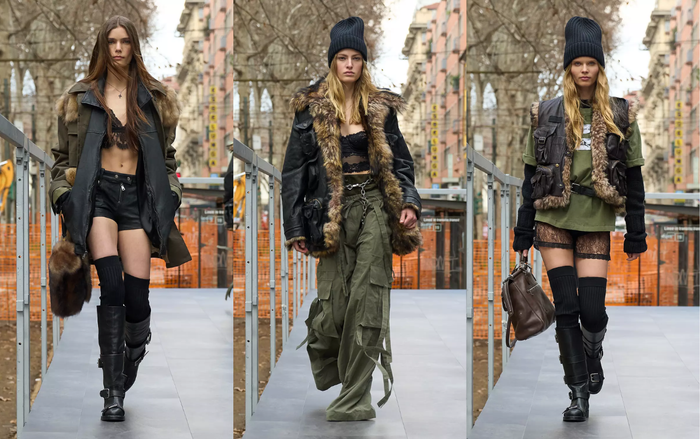 Sự bùng nổ của chất liệu shearling và những cô nàng chất lừ tại Milan Ảnh 2